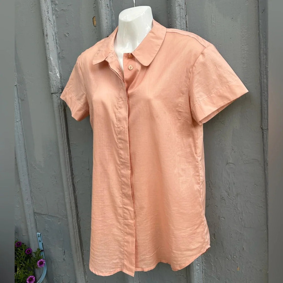 Chloé Pink Button down  light Blouse, size 6 - Picture 4 of 13